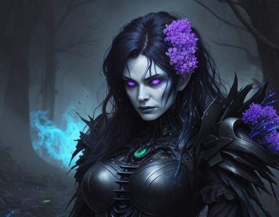Cybernetic Vampire Ascending in Blue Flames: Splash Art