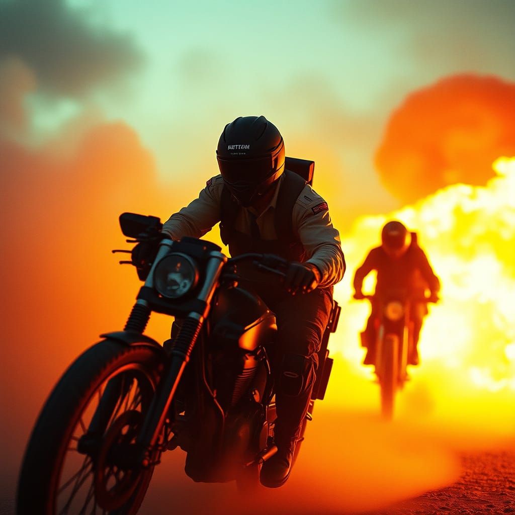 Cinematic Blockbuster Scene