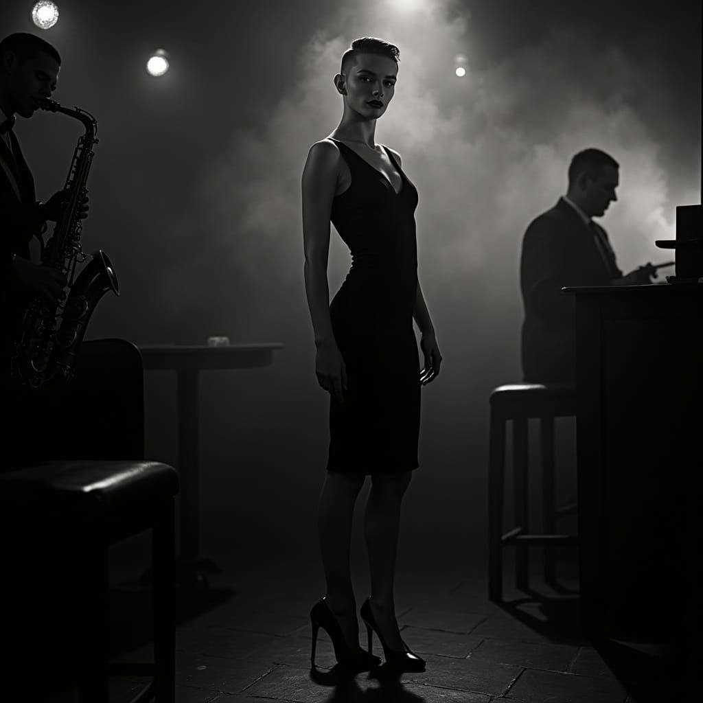 Boy in Black Dress: Film Noir Jazz Club
