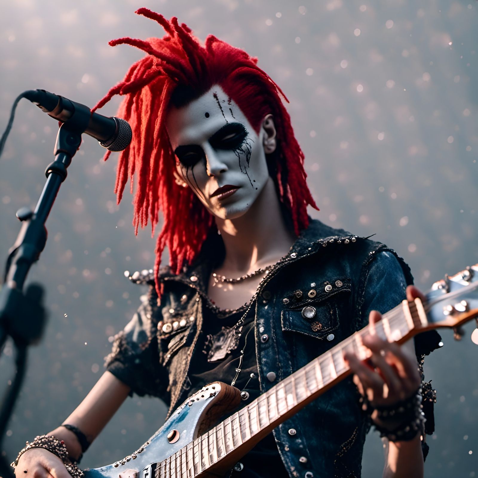 Gothic Rockstar Portrait in Ultra-RTX Detail