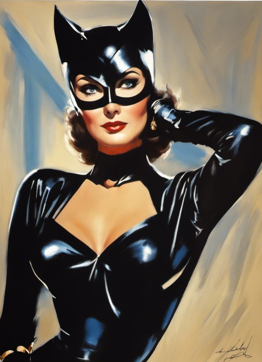 Lynda Carter as Cat Woman 1 of 2