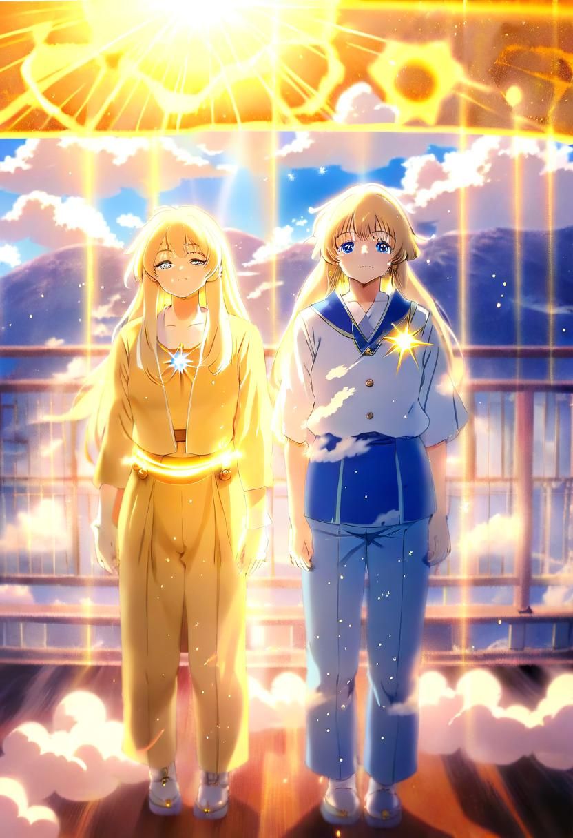 Anime Style Dying Star Key Visual