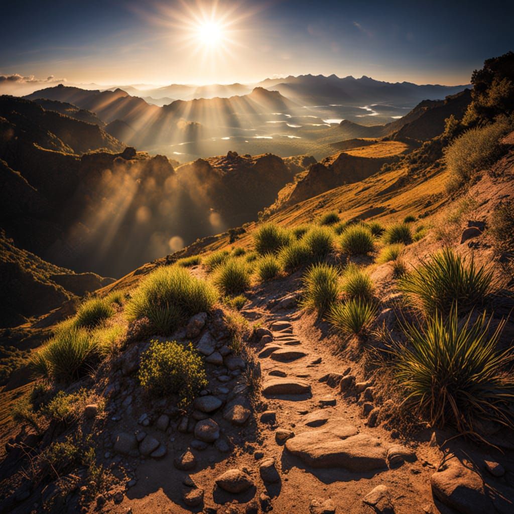 Photographer Capturing Sunset in National Geographic Style