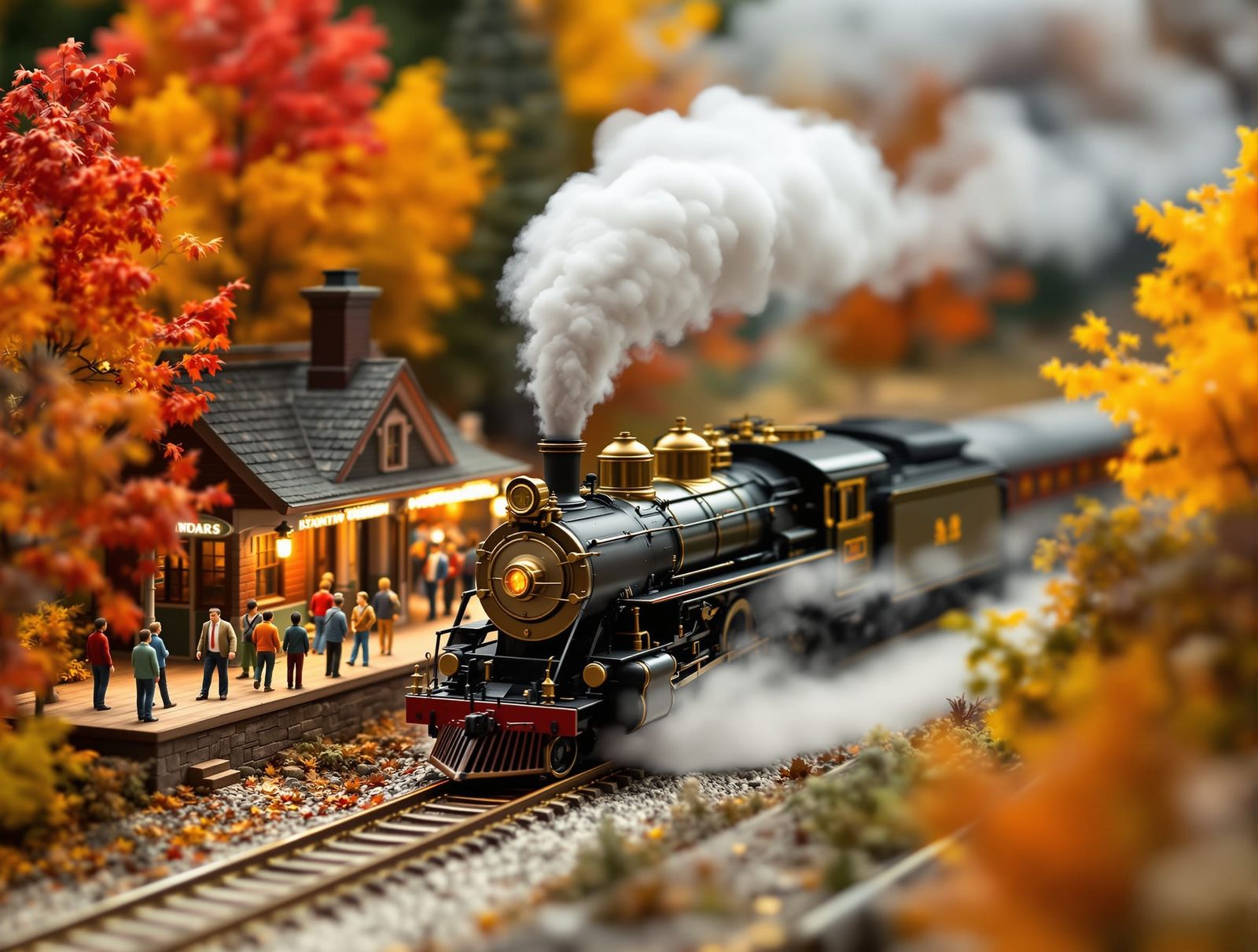 HO scale steam locomotive