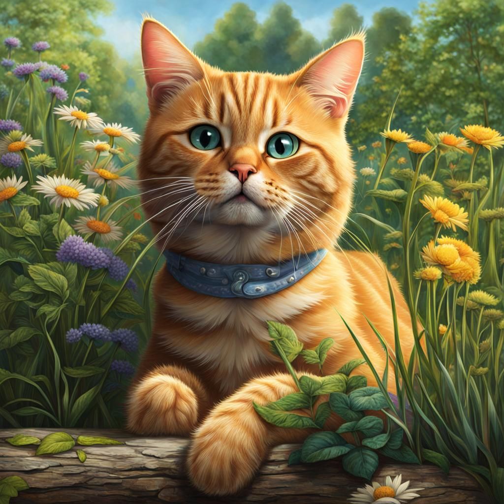 Cartoon Cat Illustration: The Adventures of Blawg