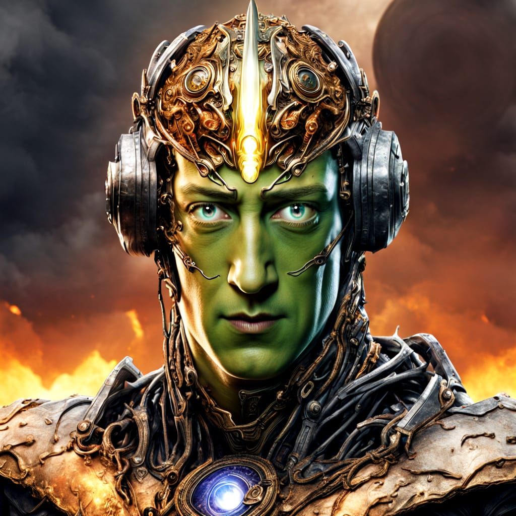 Cyborg Zuckerberg as Eye of Sauron