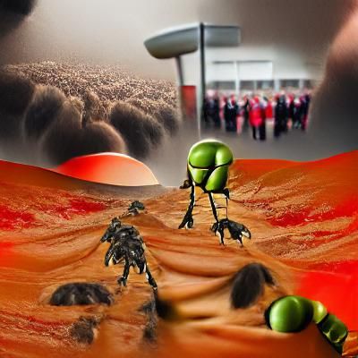Cyberpunk War: Martians vs Giants on Earth