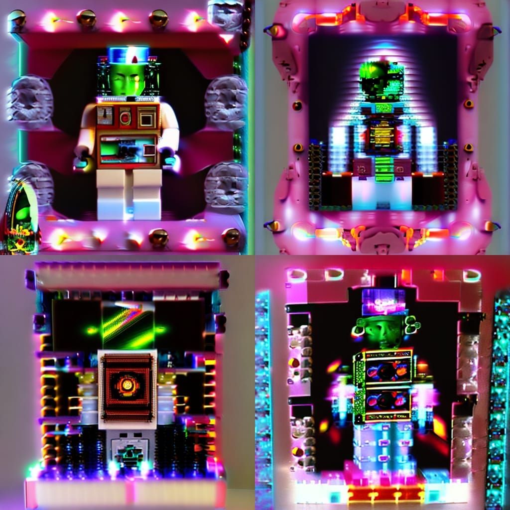 Futuristic Collage: Steampunk, Biopunk and Spacecore