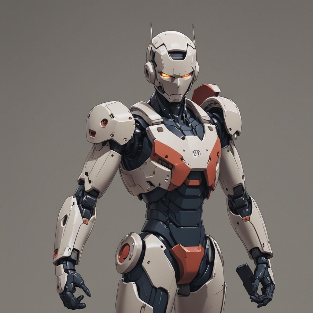 Anime Training Dummy in Studio Trigger Style