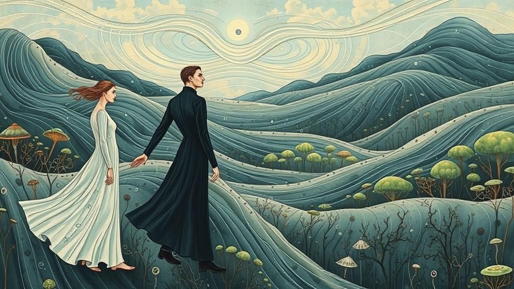 Ethereal Figures Reveal Dreamlike Mindscapes