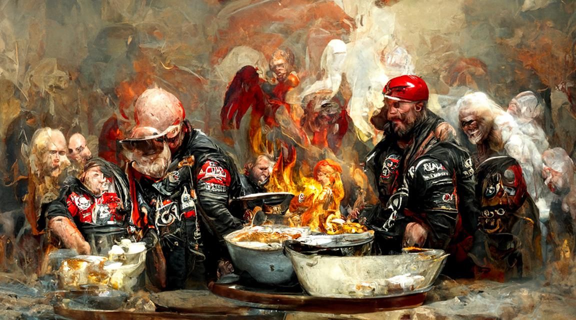 Renaissance Hellscape: Hells Angels Feast