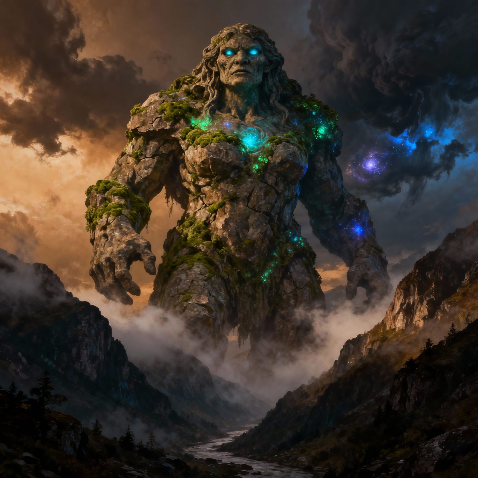 Ancient Stone Troll Guardian of Misty Mountains