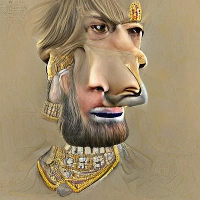 Realistic Portrait of a Historical King