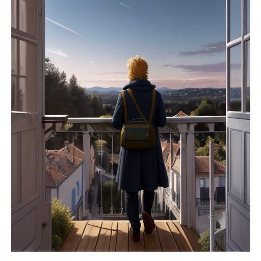 Child Enters Whimsical Chocolate River Landscape in Realisti...