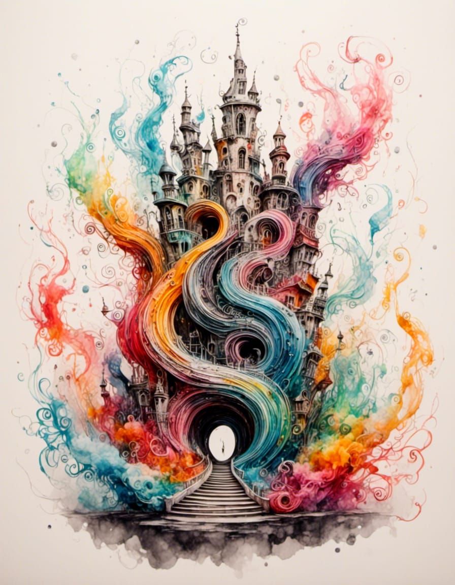 Abstract Architecture in Minimalist Style