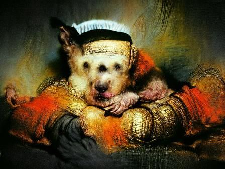 Rembrandt Inspired AI Art