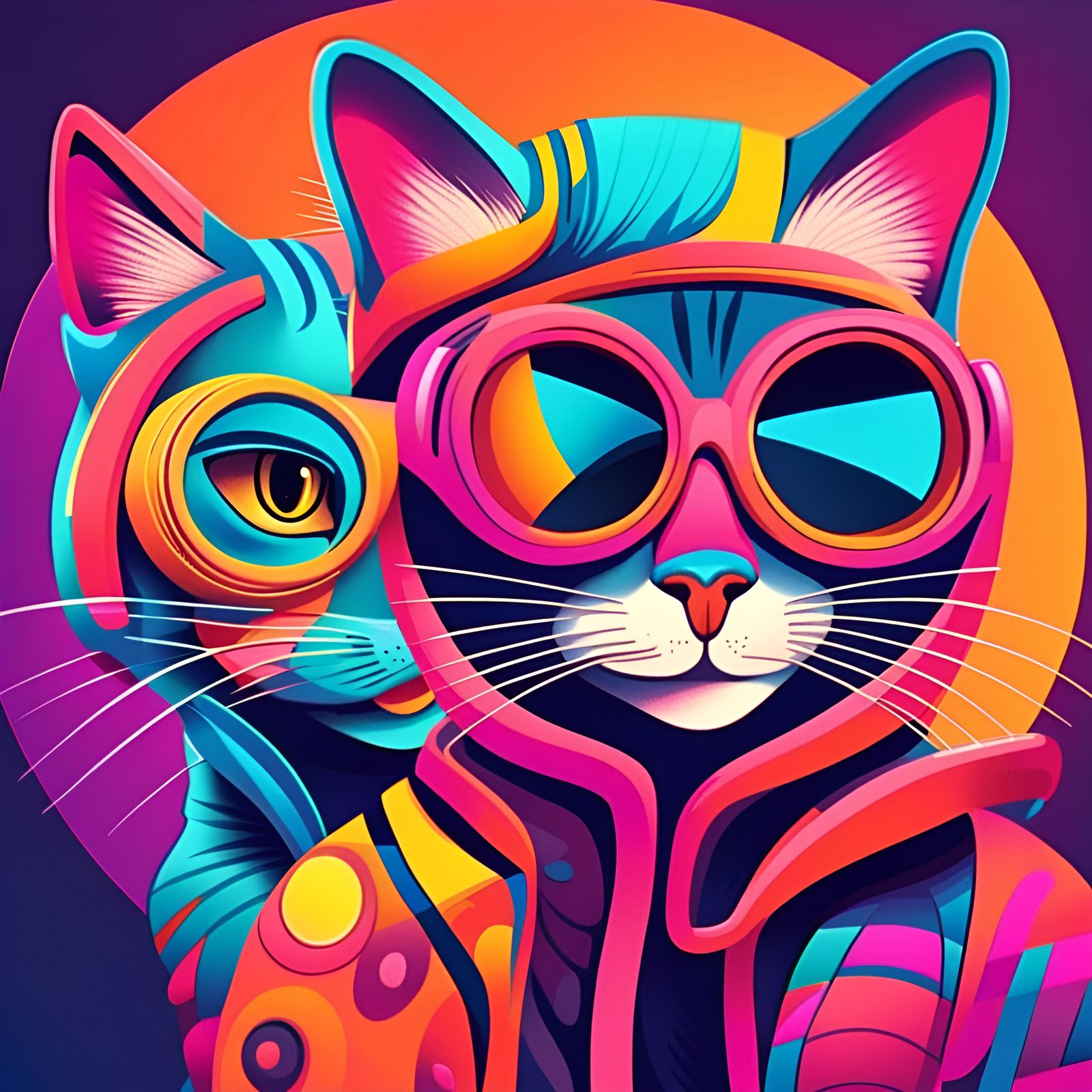 Groovy feline