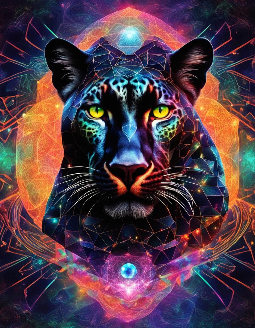 Panther in Ayahuasca Quantum Geometry