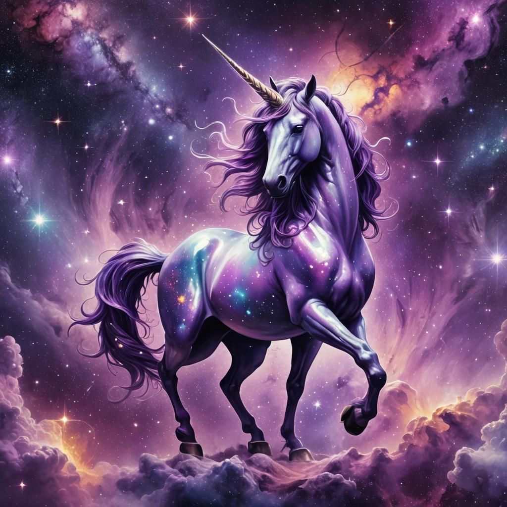 purple unicorn