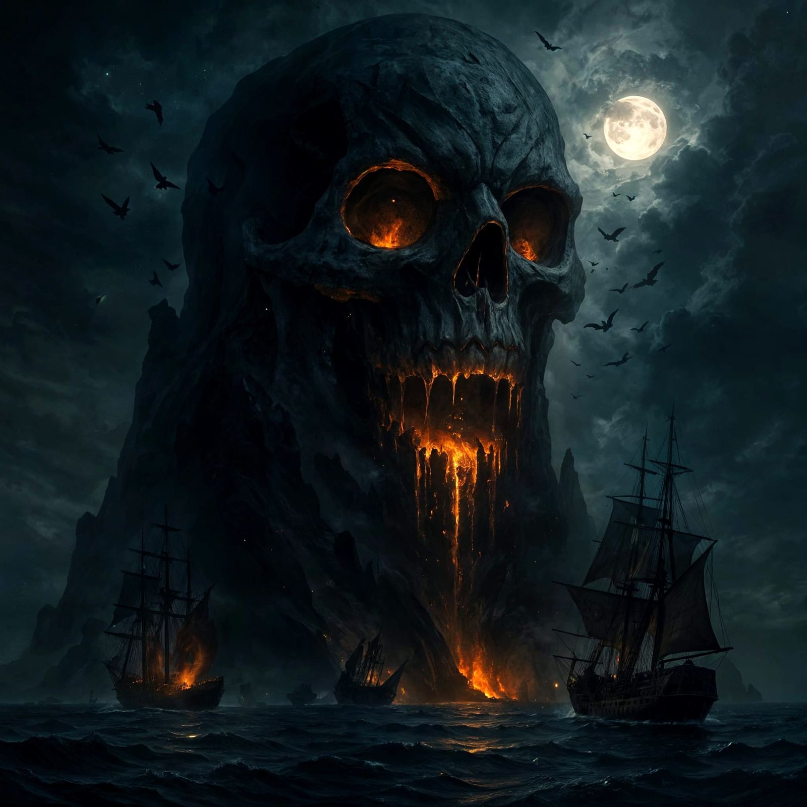 Skull Island: Epic Dark Fantasy Sea Battle