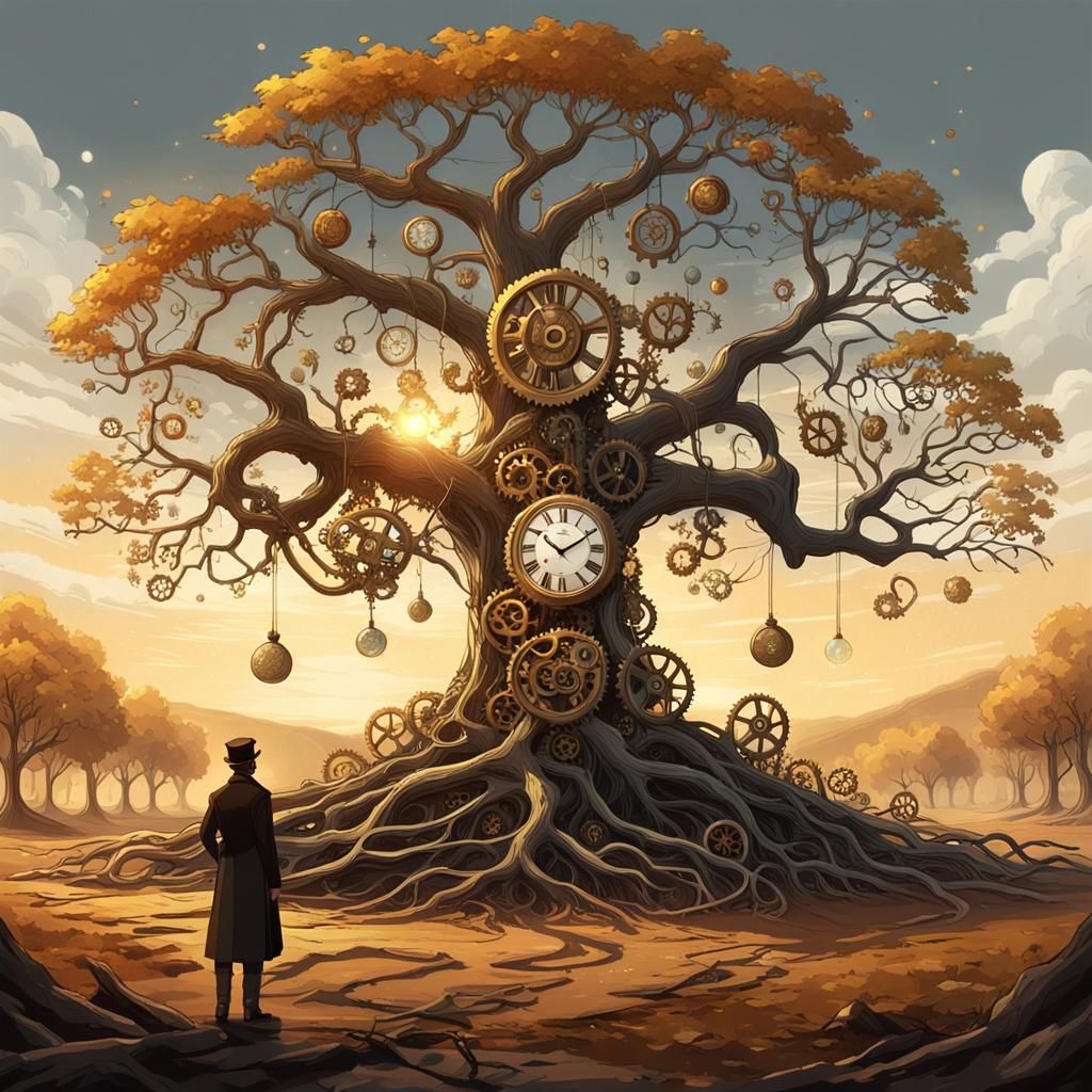 Steampunk Tree of Life Concept Art
