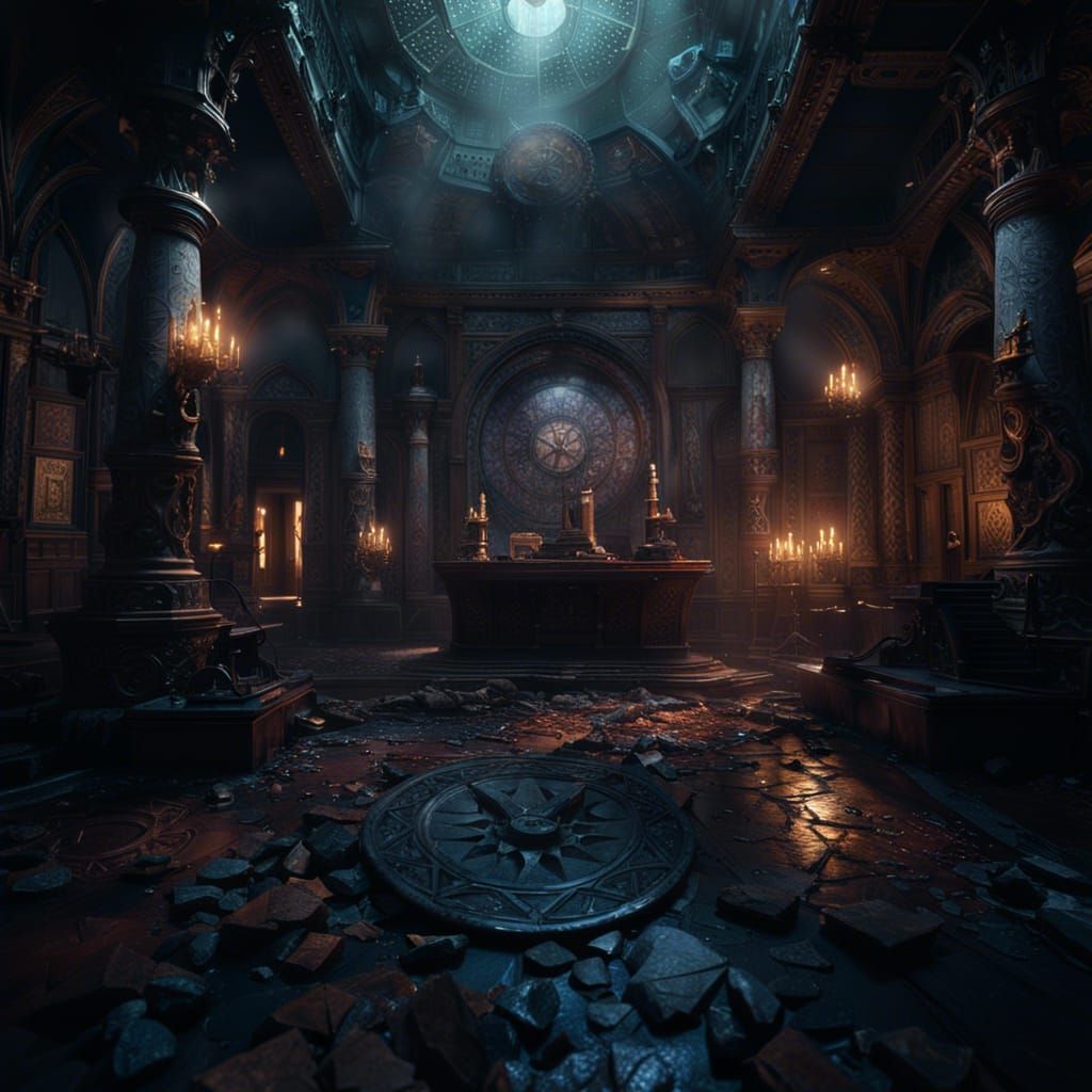 Supernatural Magic Matte Painting in Unreal Engine