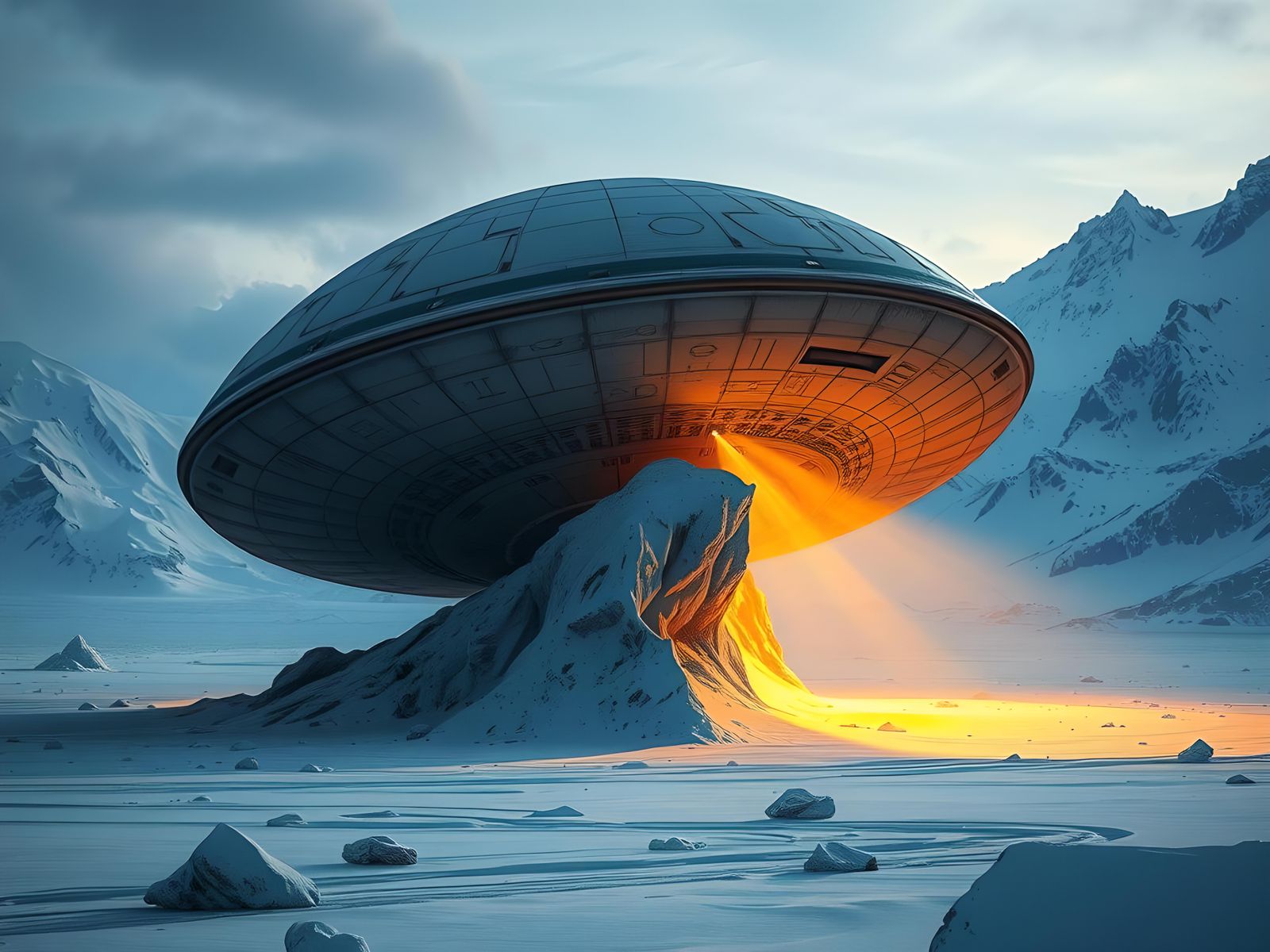 Sci-Fi Horror Movie Poster: The Thing, Digital Art