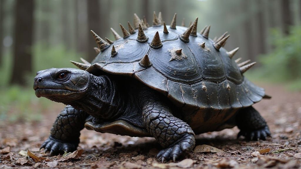Heavy Metal Armored Turtle Lost in Chaos