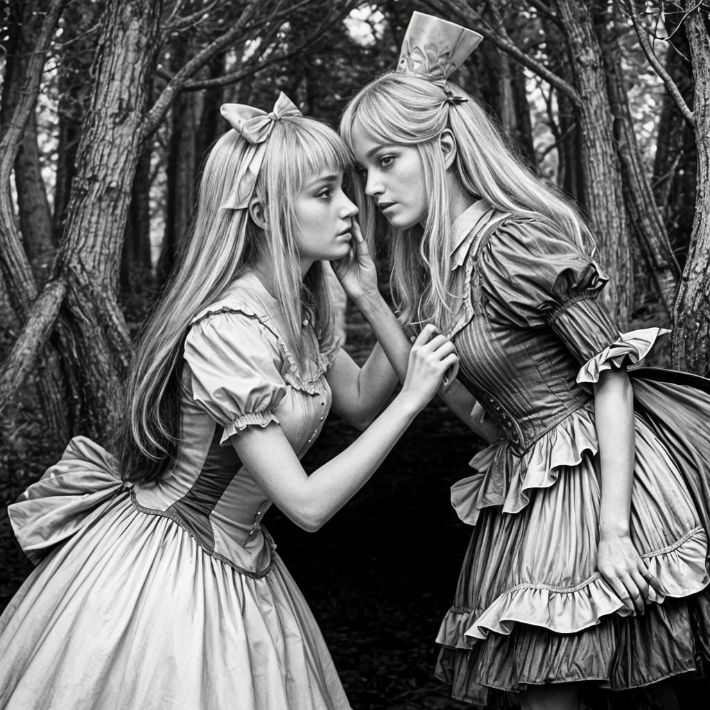 Feminine Alice Meets Her Match in Wonderland
