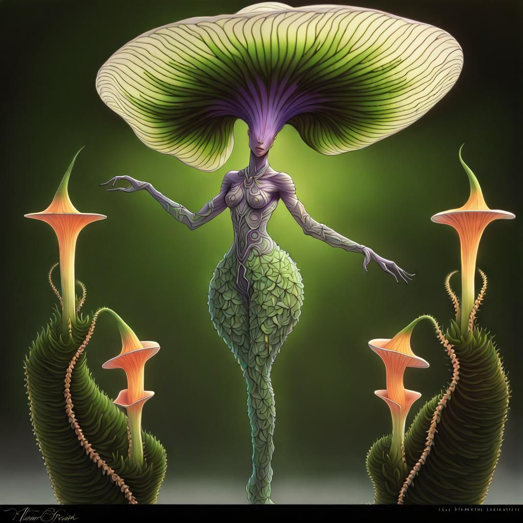 Intricate Witches' Feast with Fractal Details