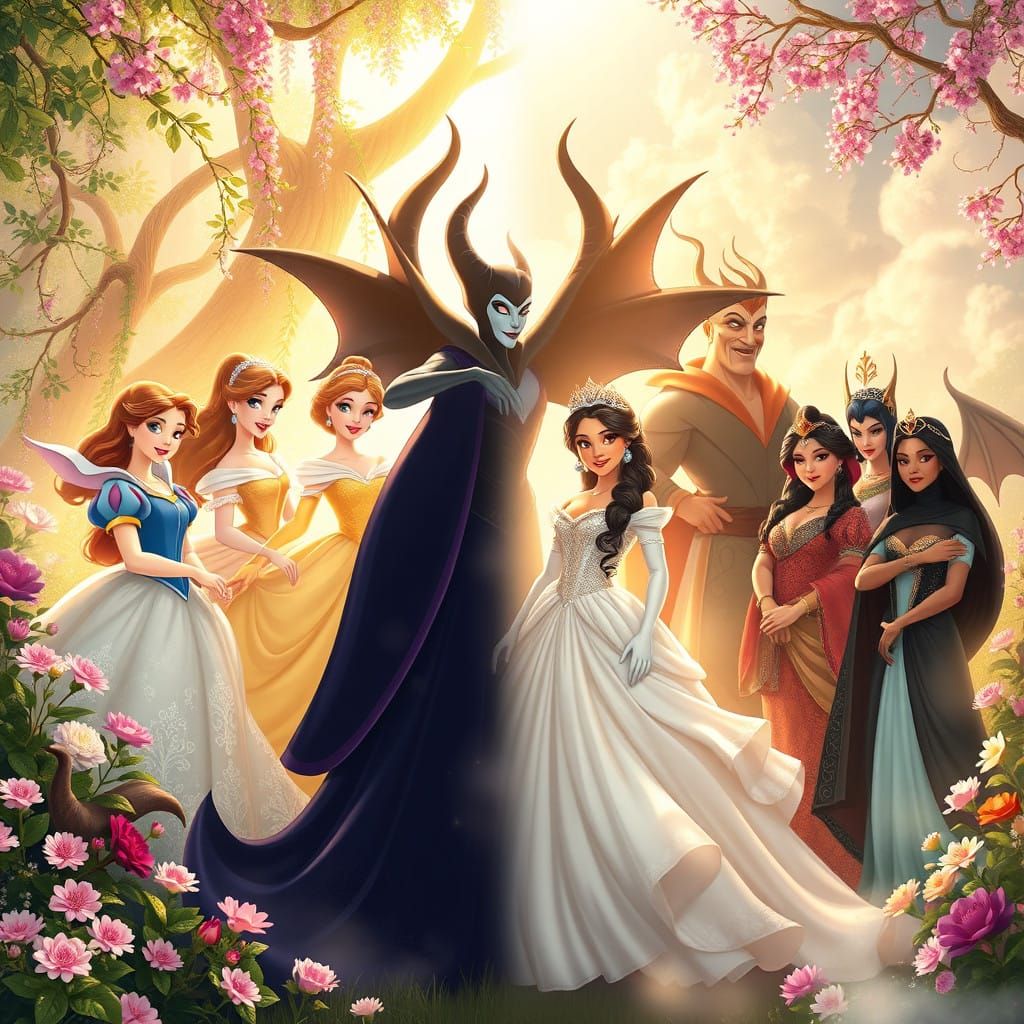 Disney Princesses Unite in a Realm of Enchantment