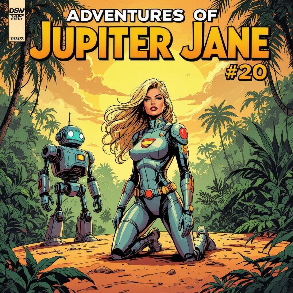 Jupiter Jane #20: Retro-Futuristic Jungle Planet Adventure