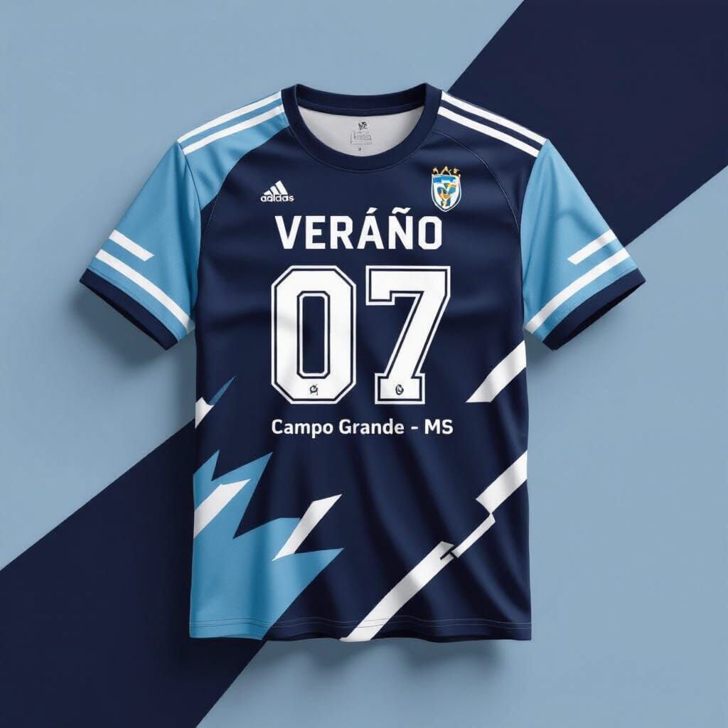 Modern Volleyball Jersey Design with Blue Gradient and White...