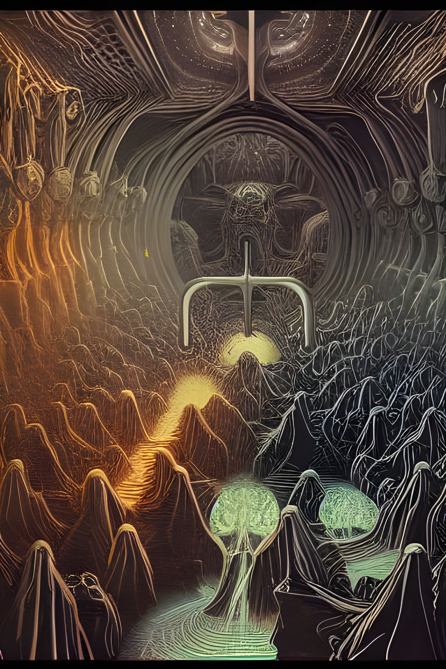 Gothic Eternal Damnation in Film Noir Style