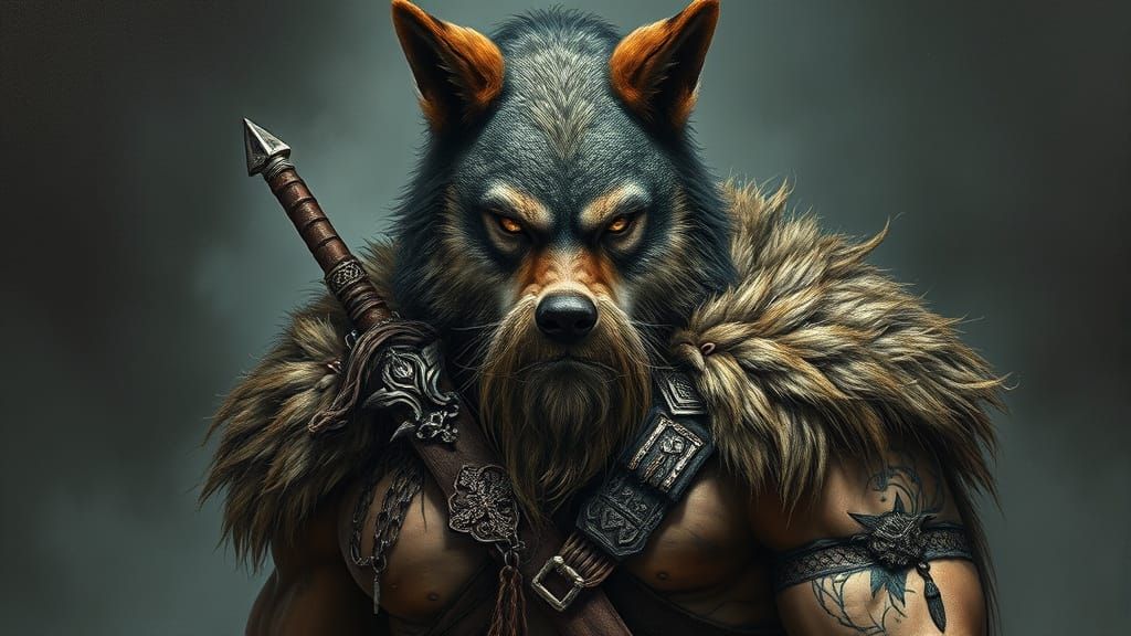 Bio-mutant  viking warrior