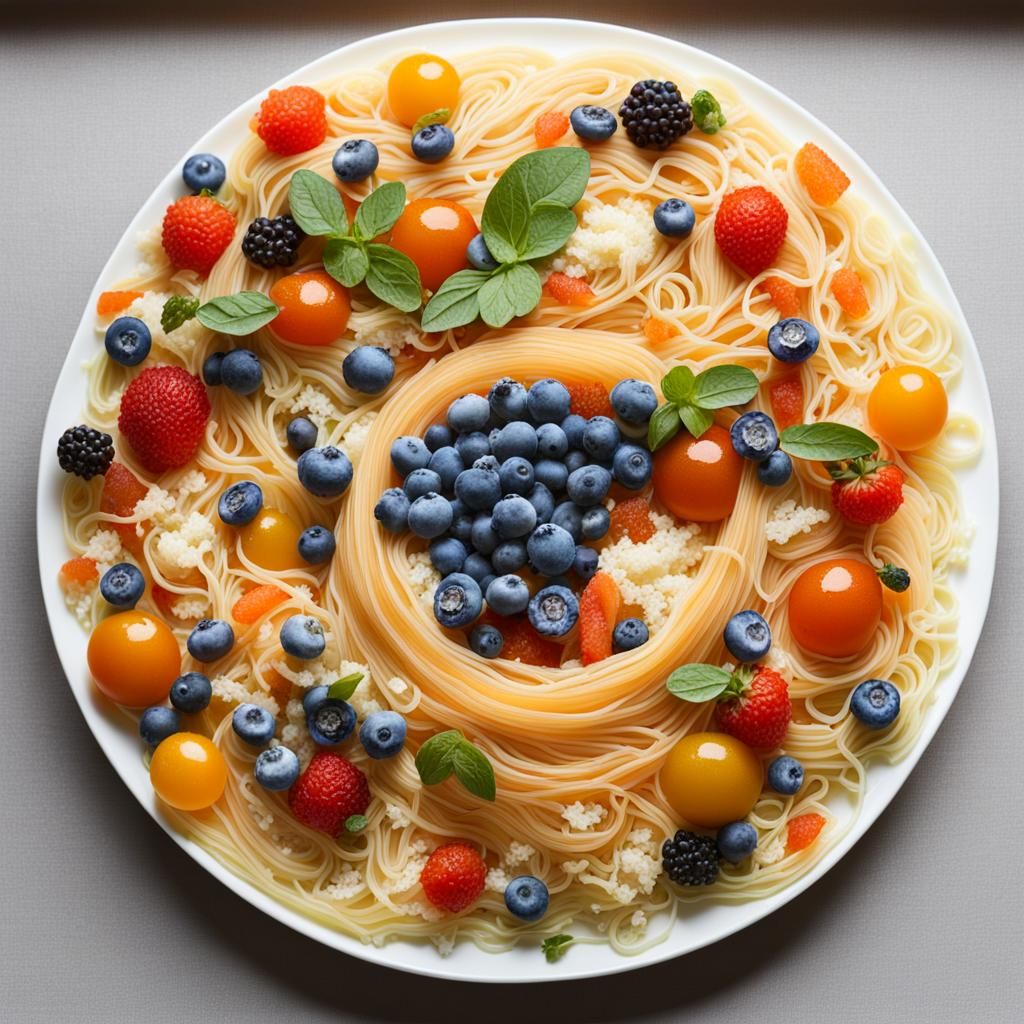 Surreal Food Moon Threatens Earth