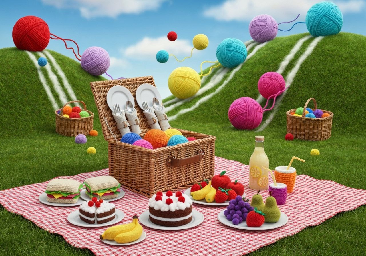 Yarn Picnic Avalanche: A Knitted Feast