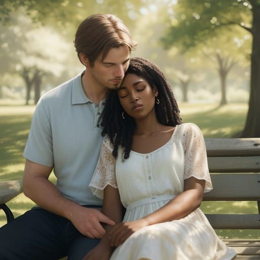 Intimate Summer Afternoon Scene with Soft Focus and Warm Lig...