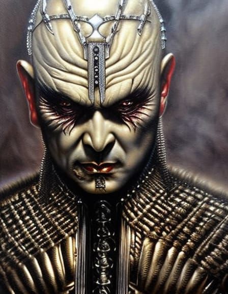 Hellraiser Torture Portrait in Photorealistic Style