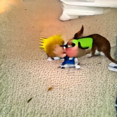 Johnny Test and Dukey Affection