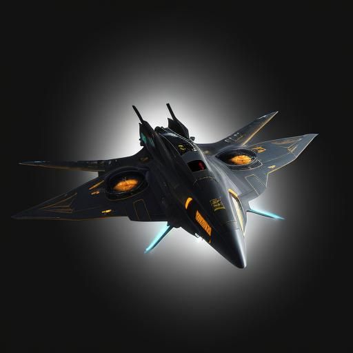 Futuristic Insectoid Spaceship in 3D Cinematic Style