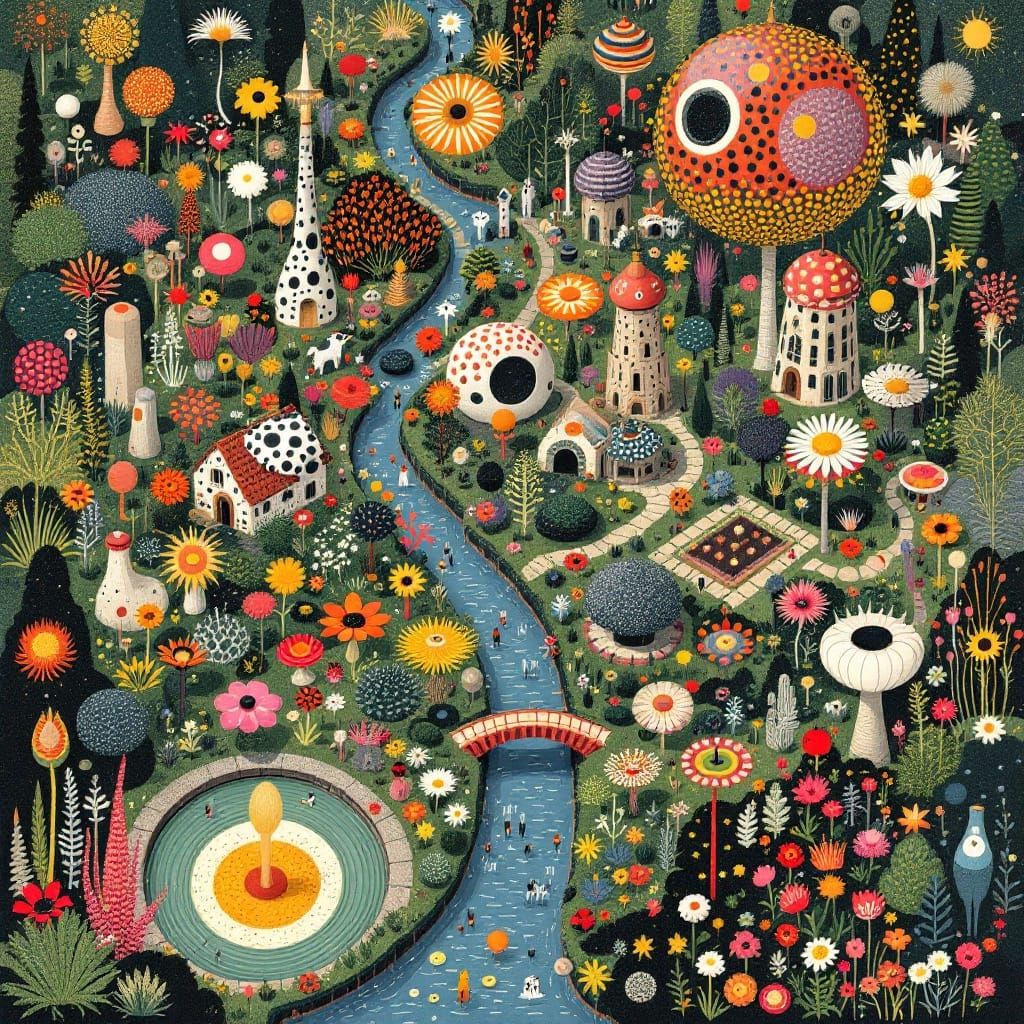 a didillo rural farm village map