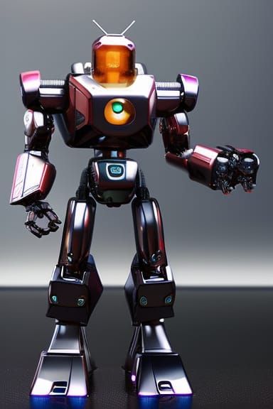 Robotic Godfather Mecha Cyborg Android in Octane Render