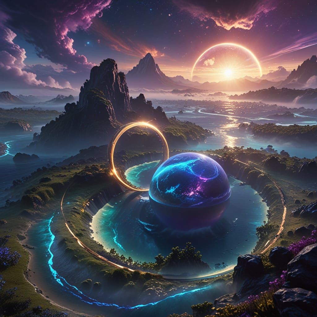 Earth with Rings: Fantasy Concept Art in Unreal Engine