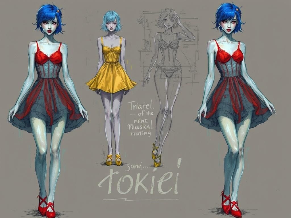 Asemic Writing Meets High Fashion, Fauvism Style