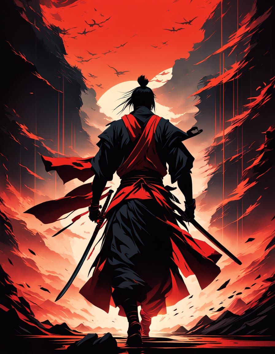 Samurai in a Blaze of Glory