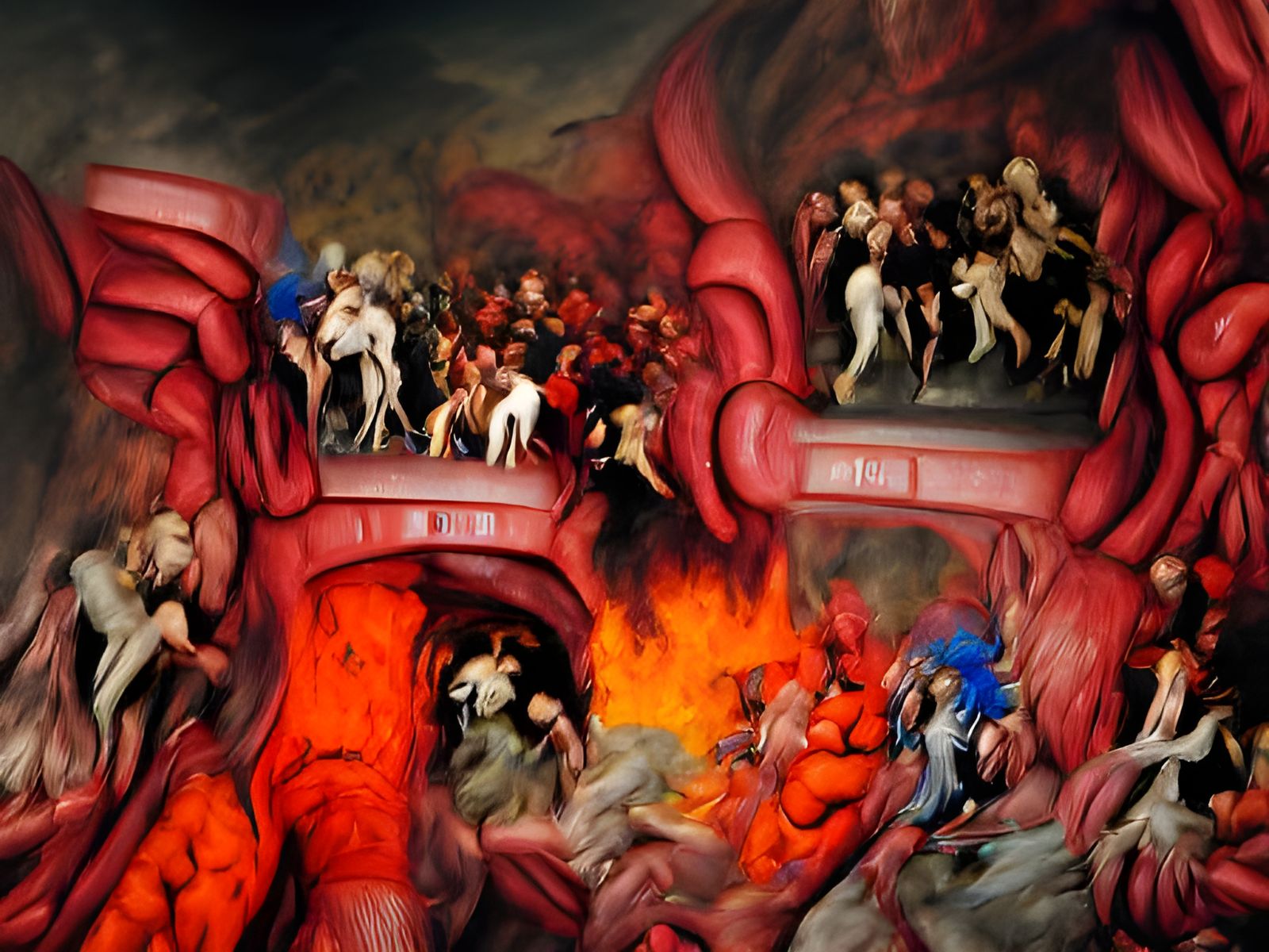 Gates of Hell: A Renaissance Painting