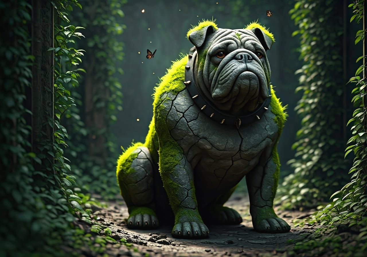 Stony bulldog guardian