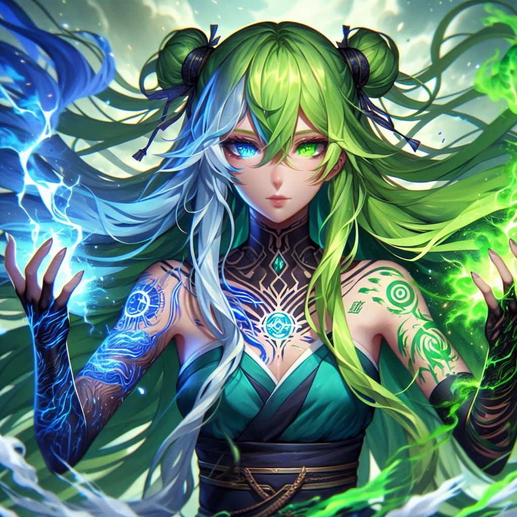 Anime Elementalist Powers Electricity and Poison