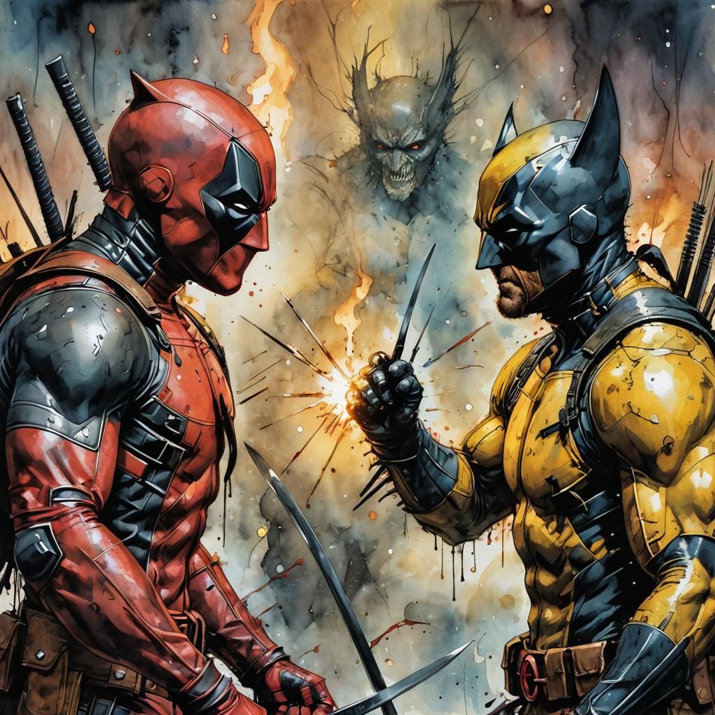 “Hey, Wolvie, I tried to set up our action figures for a bat...